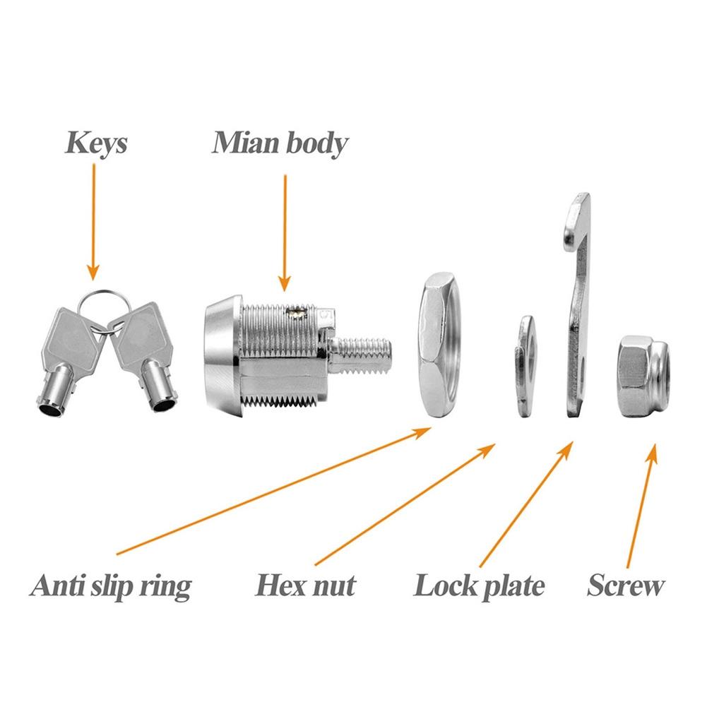 +Keys Cam Locks 90 Degree Cupboard Drawer For Cabinet