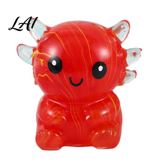 Soft Squeeze Ball Salamander Toy Slow Rising Cute Animal Fidget Portable Stress Relief Gadget Rebound Balls Home Office Sensory Gifts for Adults