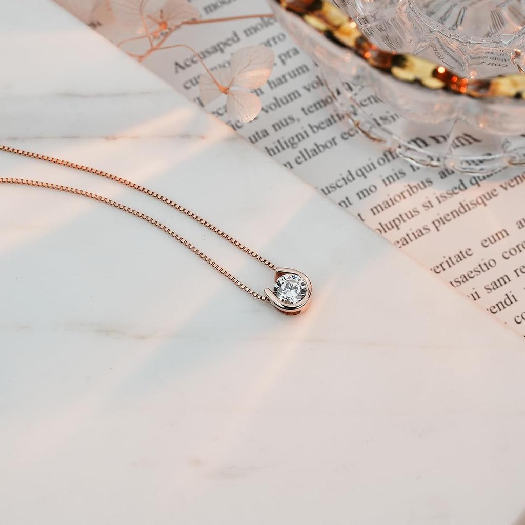 Lucky One 1 925 Metal Birthday Wife [HAH] Women's Necklace, Motif, Horseshoe, Simple, Piece, Carat, Silver, Hypoallergenic, Gift, Women, Girlfriend,