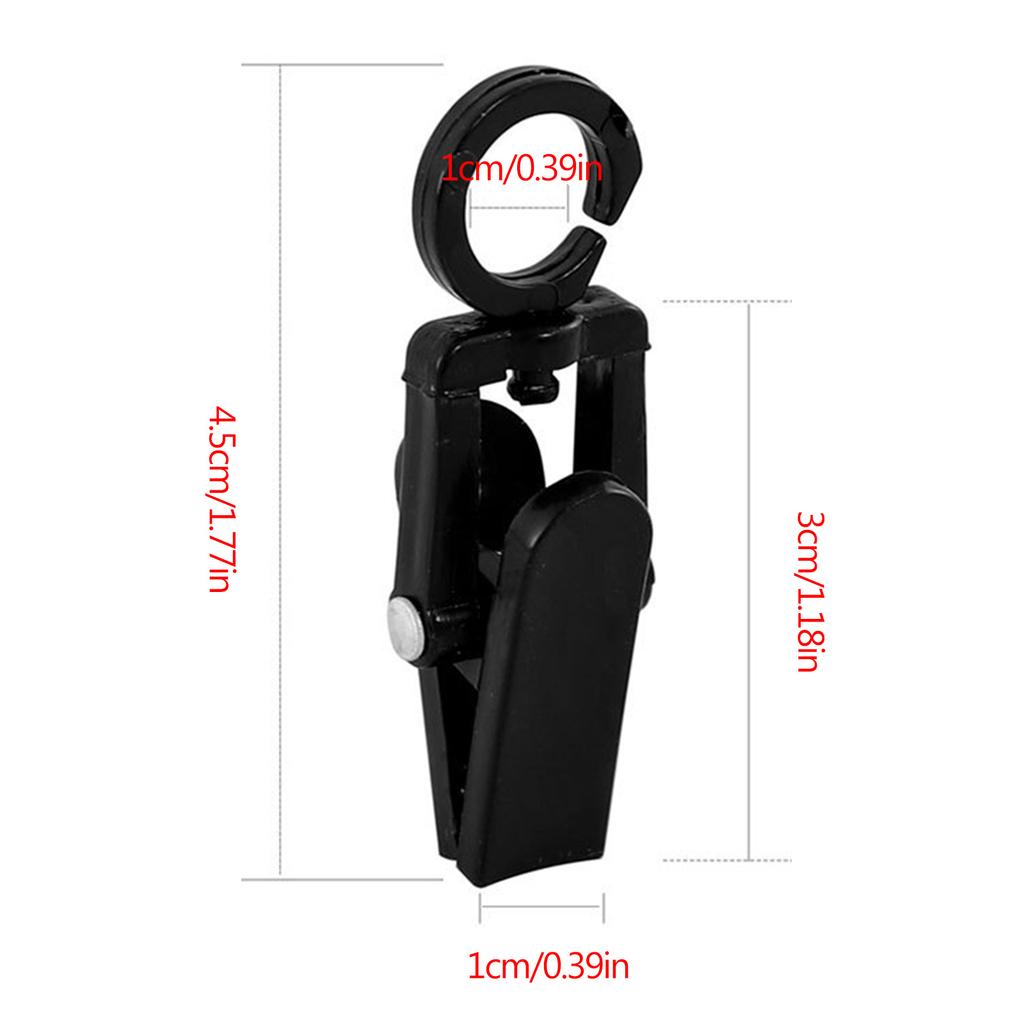 10 штук Подвесные крючки-прищепки для белья Пластиковые поворотные подвесные зажимы для полотенец Прочные зажимы с крючком-вешалкой для штор