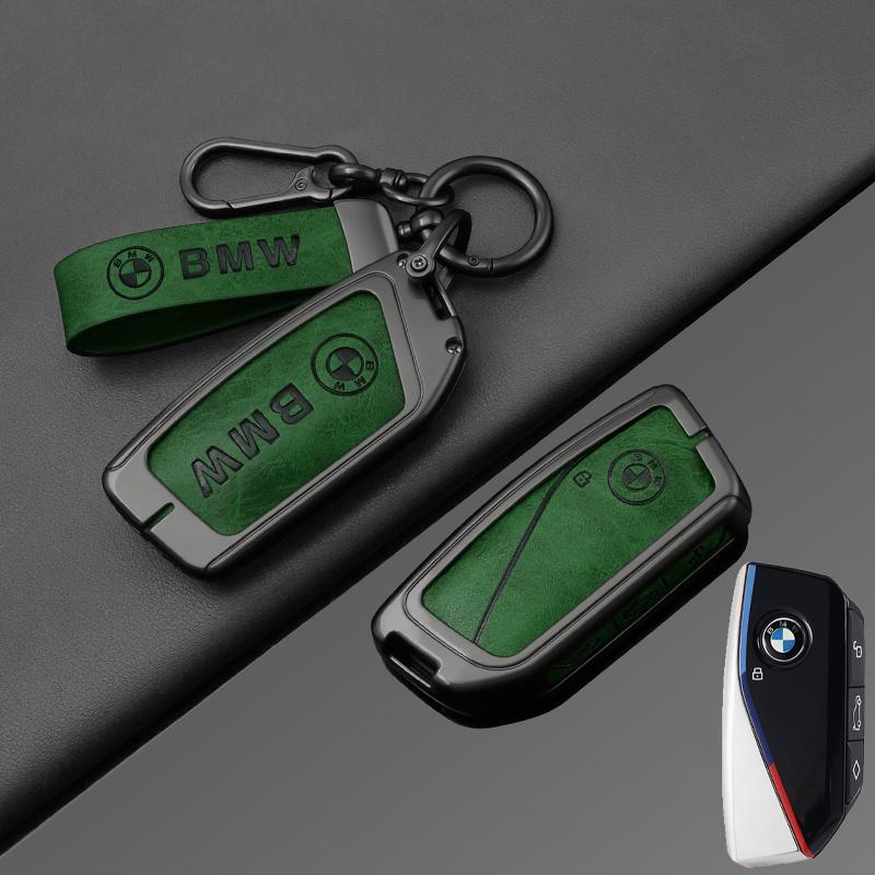 OSTB7 For BMW X1 U11 X7 X5 G05 LCI I7 IX XM Series 7 740Li U06 G81 M3 2023 2024 Zinc Alloy Car Remote Key Case Cover Shell Accessories