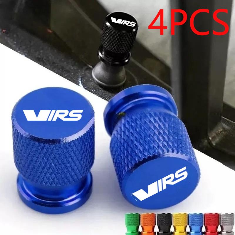 AAAJC1 Car Wheel Tire Valve Caps Tyre Stem Covers Airdust Waterproof For Skoda VIRS Octavia Kamiq Kodiaq Karoq RS Superb Fabia Rapid