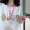 Y2k Harajuku Kawaii милая толстовка для женщин японская мода лоскутное толстовка с рисунком и принтом в консервативном стиле женская новинка