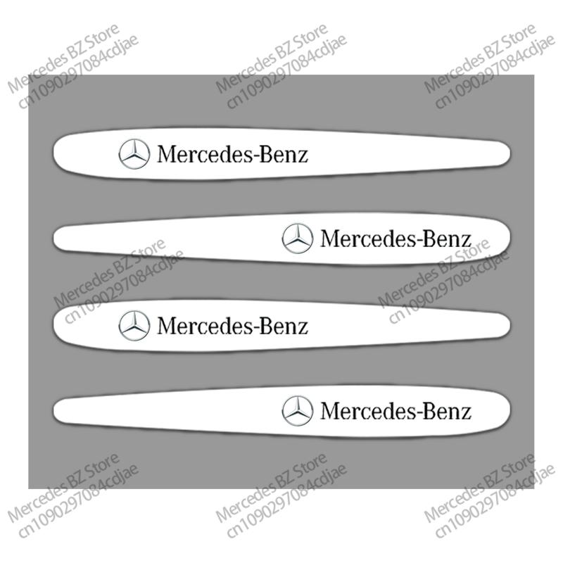 Car Stlying Door Handle Guard Sticker Auto Refit Accessorie For Mercedes Benz AMG A C E S Class W204 W205 W177 W117 W222 W212