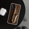 Music Saxophone Instrument Phone Case Cover for Samsung Galaxy A12 A22 A32 A52 A72 A02S A51 A50S A31 A20S A10S Note 20 Ultra 10