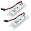 For Vauxhall Opel Astra H Corsa C/D Zafira B Adam LED License Number Plate Light