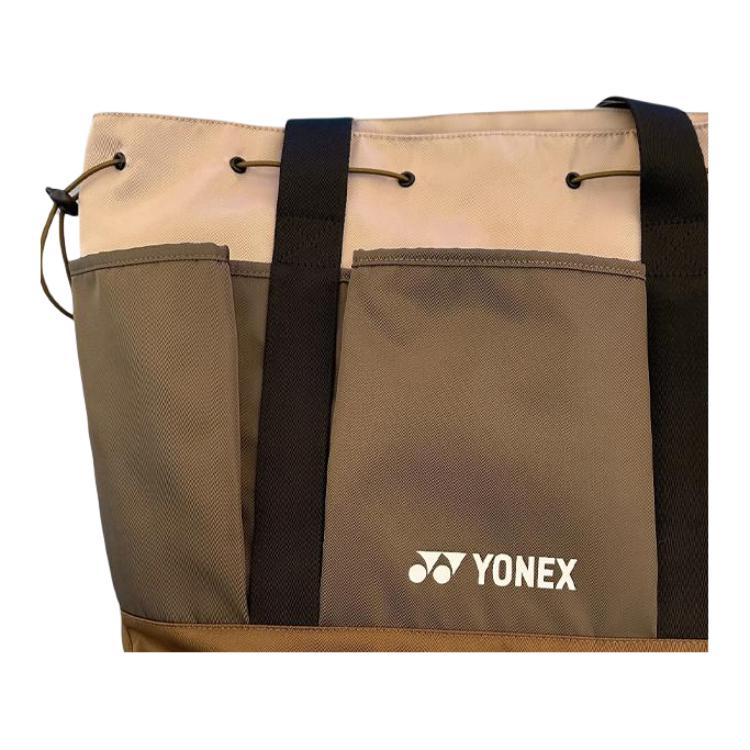 YONEX Woven Fabric Shoulder Bag Regular Unisex Brown BA347CR-