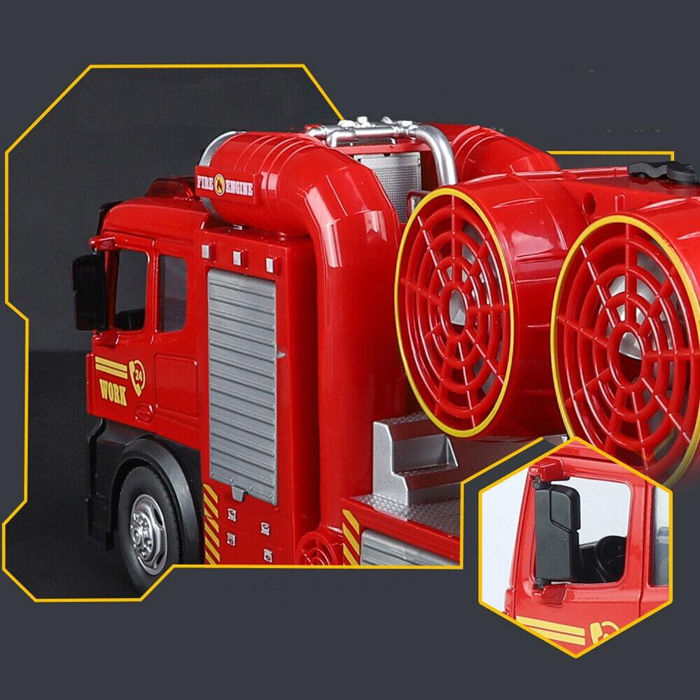 Игрушка 1/18 Пожарная машина литая модель пожарной машины с дымоходом для мальчиков коллекция игрушек