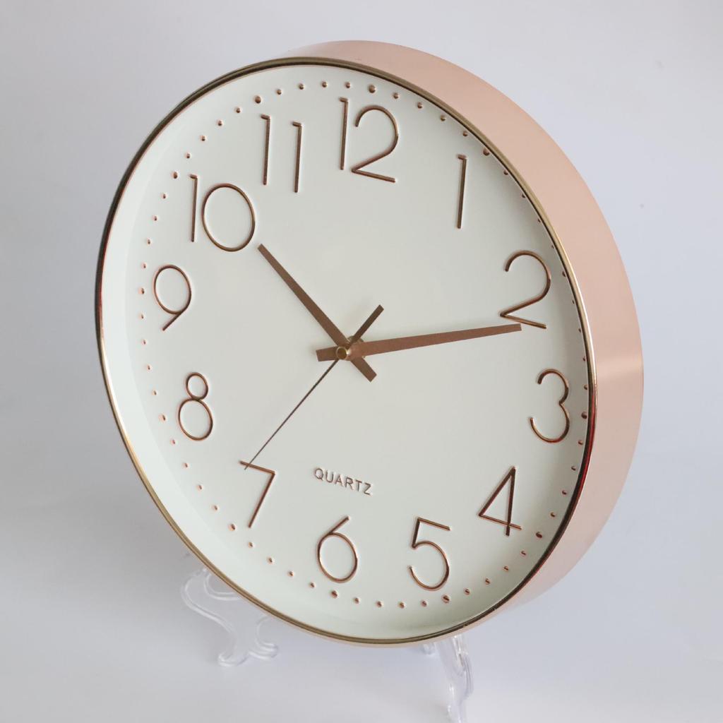20CM Silent 3D Nordic Style Wall Clock for Living Room