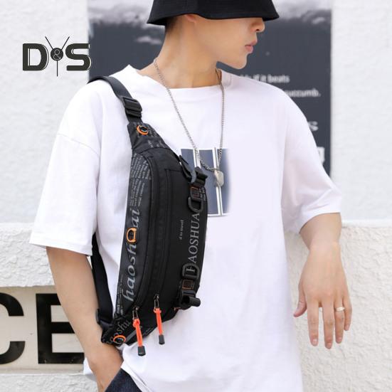 Large Crossbody Fanny Pack Sports Waist Bag Waterproof Hip Pouch Bum Bag Outdoor Waist Pack for Jogging Hiking Fishing Men Women