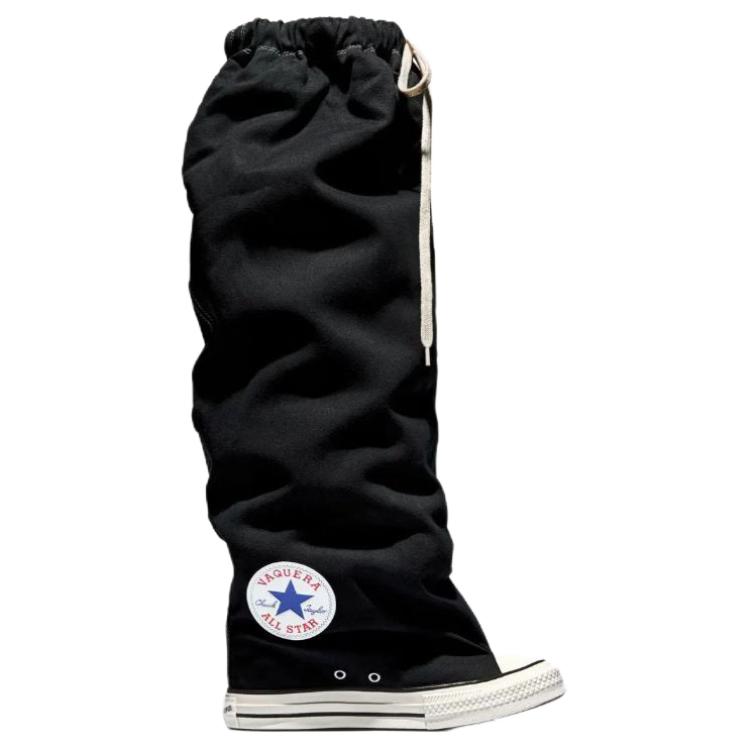 Vaquera x Converse Chuck Taylor All Star XXXHi Slouch Wedge Черные Женские Кроссовки Белый Egret A17691C