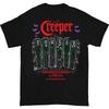 Коллекция CREEPER Подарок фанату с тура по группам Классическая футболка с коротким рукавом Футболка с коротким рукавом Унисекс Женская Летняя