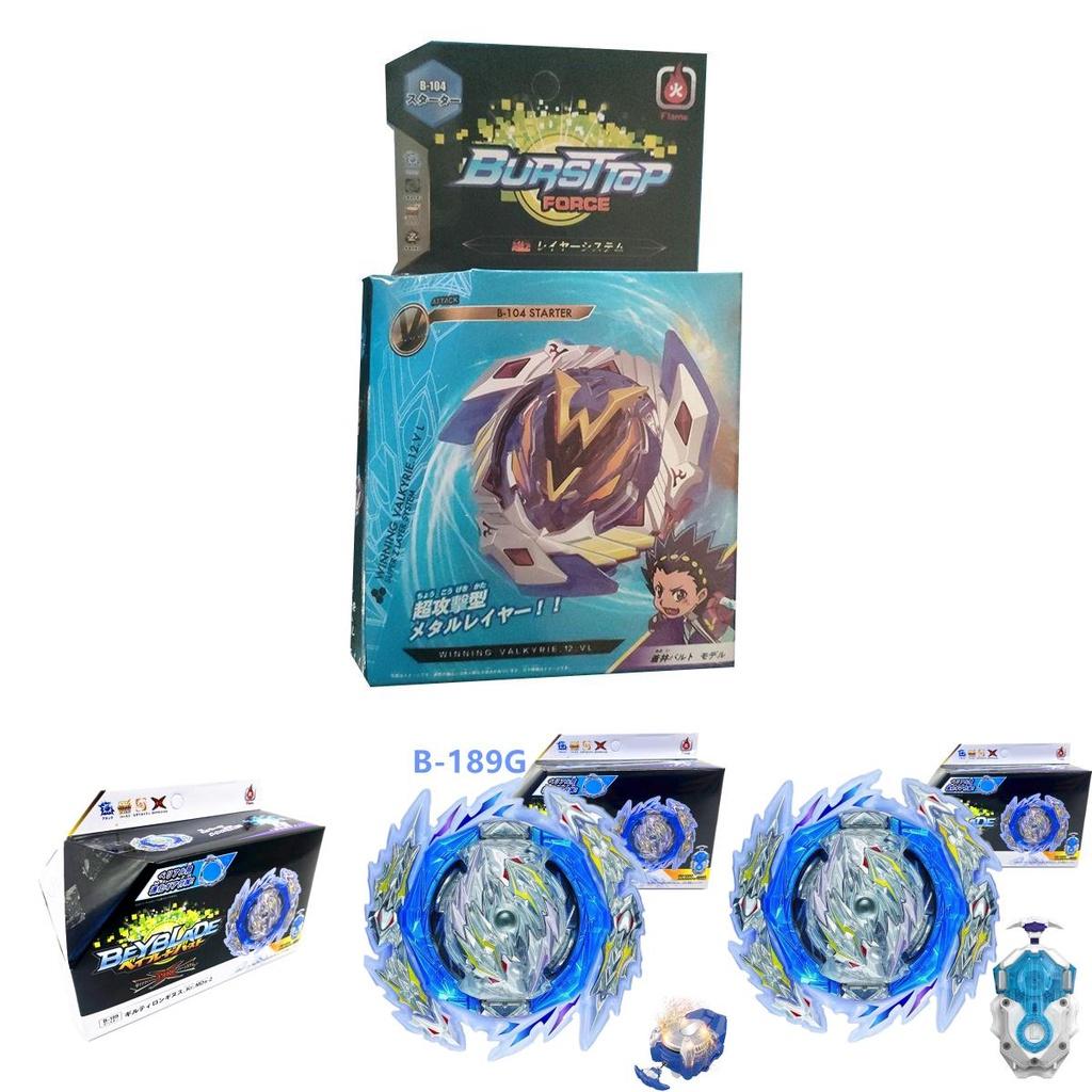 Beyblade Burst B-189 Святое Копье Вины Kr Mds-2 Красочный Спиннер с Рукояткой Запуска