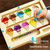 Cross-Border Wooden Magnetic Maze Game: Educational Spinning Pen Bead Toy for Children