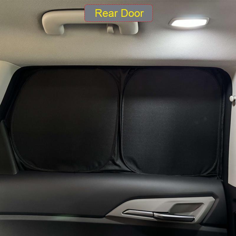 Car Black Window Privacy Sunshade For KIA EV5 OV 2024-Present Auto Anti-UV Heat Insulation Protect Cover Interior Accessory