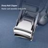 1 шт. Премиальные складные автомобильные ножницы для ногтей, Супер острый триммер, Магнитная конструкция открывающейся крышки, Подходят для ногтей на руках и ногах