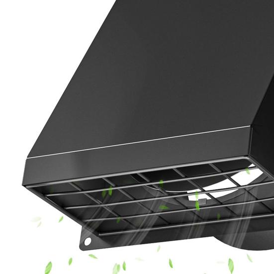 Dryer Vent Cover 4 Inch Outside with Removable Grid Easy Installation Stainless Steel Wall Mount