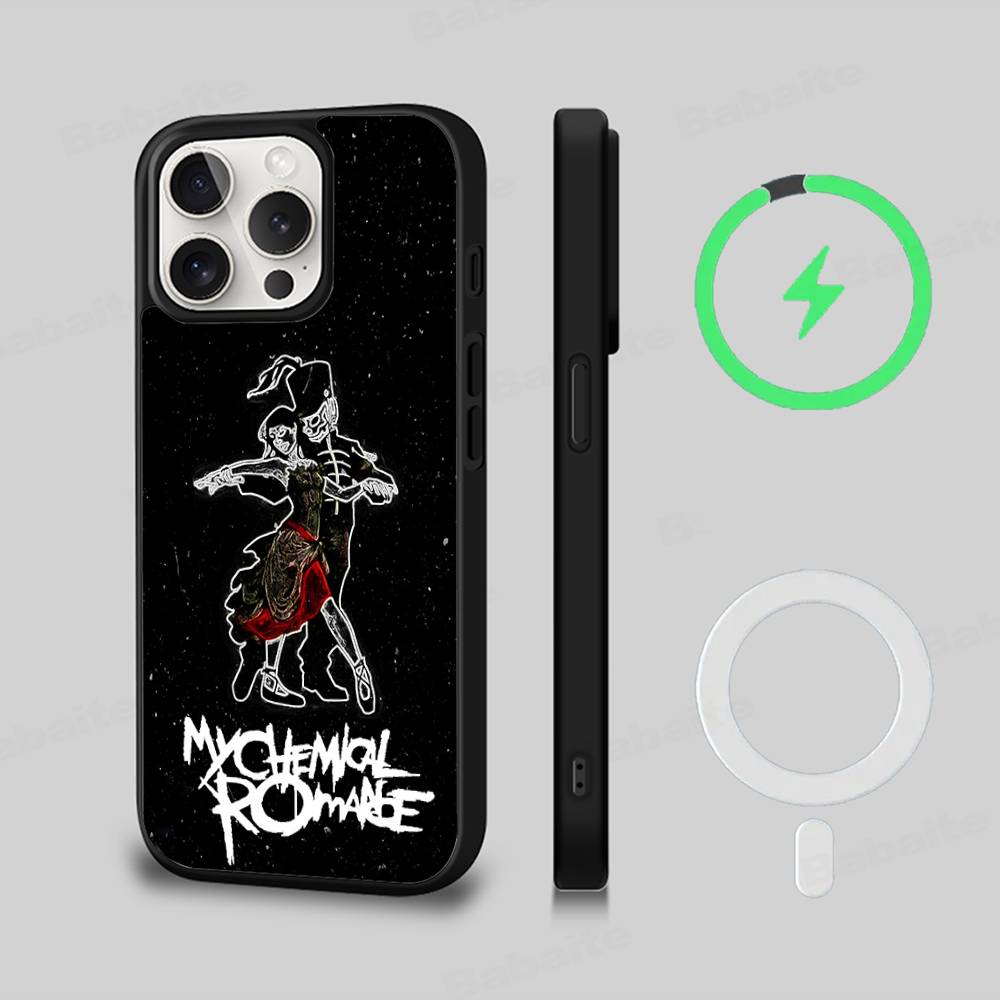 My Chemical Romance Phone Case For IPhone 17 16 Pro Max 15 14 Plus 11 13 12 Shockproof Magnetic For Magsafe Cover