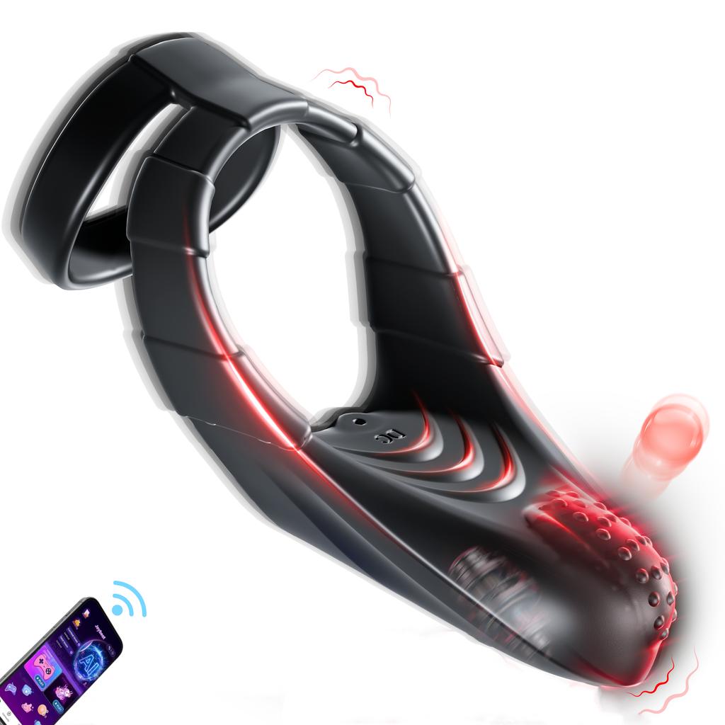 App Control Vibrating Cock Ring Cockring Penis Ring Delay Ejaculation Clitoris Stimulator Penisring Male Sex Toys For Couples