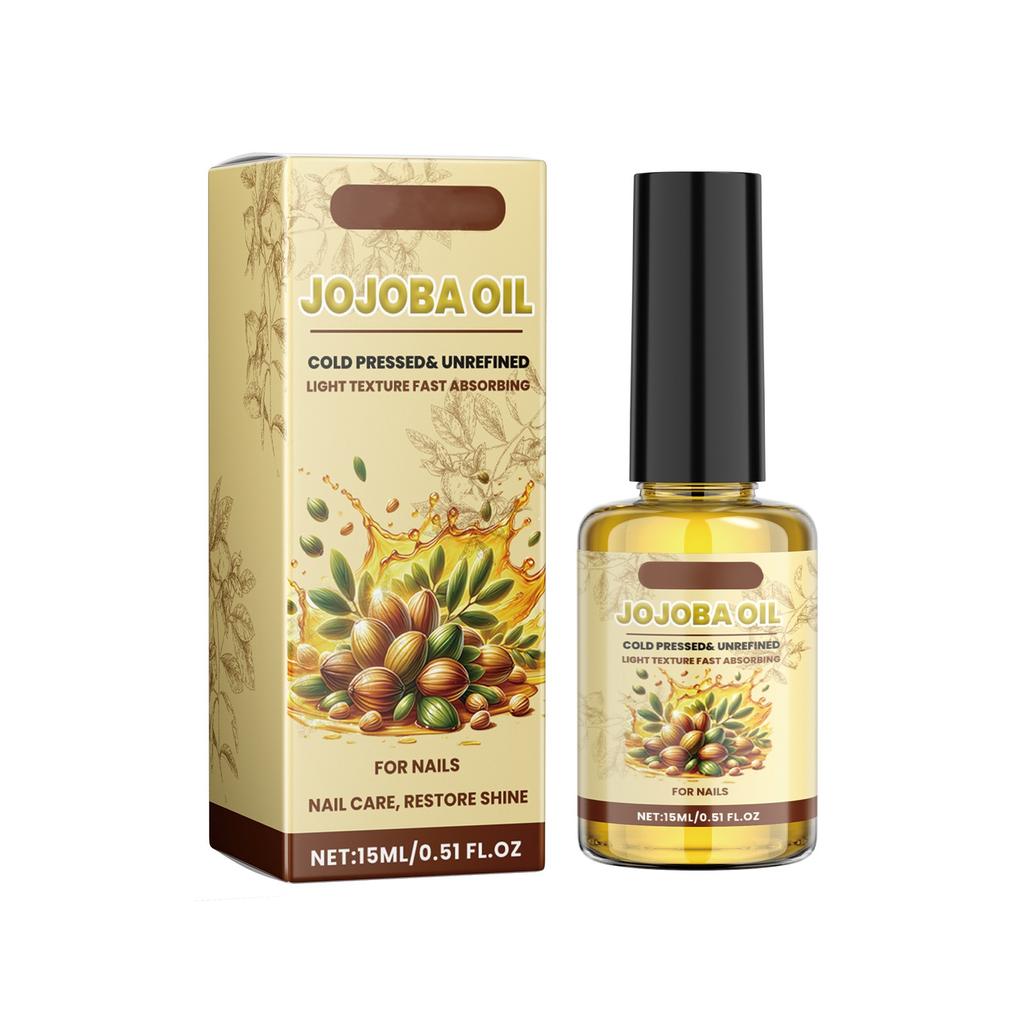Jojoba Oil For Skin, Hair, Nails, Cuticles - Unrefined & Hexane Free, Natural Moisturizer Jojoba Carrier Oil Facial Oil Gua Sha Massage 15ml