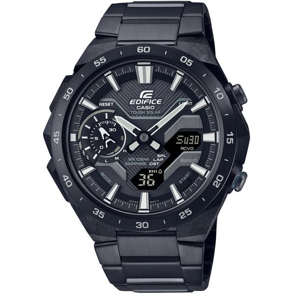 Casio EDIFIC Series Men's Quartz Wrist Watch - Silver / Black 3-HAND ECB-S10YD-2AJF ECB-S10YD-8AJF EFB-730DJ-7AJF ECB-2200YP-1AJF EFB-730DJ-1AJF