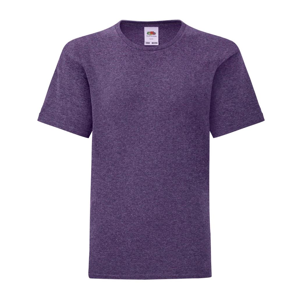 Fruit of the Loom Childrens/Kids Iconic Heather T-Shirt