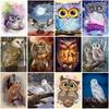 DIY Owl 5D Diamond Painting Full Round Drill Cross Stitch Cartoon Animal Diamond Embroidery Rhinestones Mosaic Home Decor
