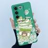 Милый Чехол-Котик для VIVO V27 V29 Pro E V25e LATAM V27e V29e 5G Жидкий Силикон Мягкий Ударопрочный Чехол для Телефона VIVOV27 V27Pro Fundas
