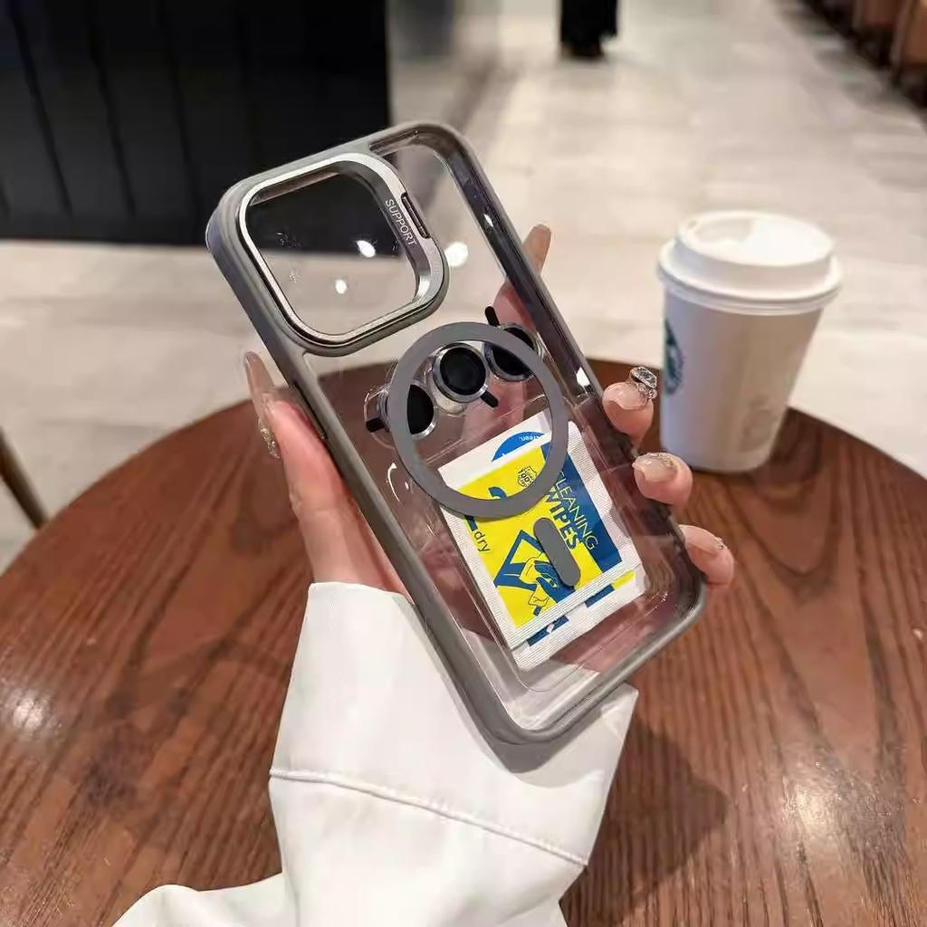 Подходит для чехла для мобильного телефона Apple 16 Магнитная присоска Кронштейн U1 с плёнкой для объектива Защитный чехол для iPhone14promax из ПК 15