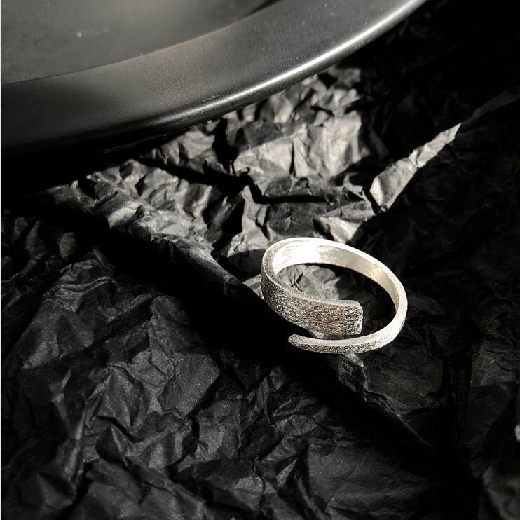 Punk Design 925 Sterling Silver Geometric Rings For Women Bijoux Femme Jewelry Accessories Anillos Jz282