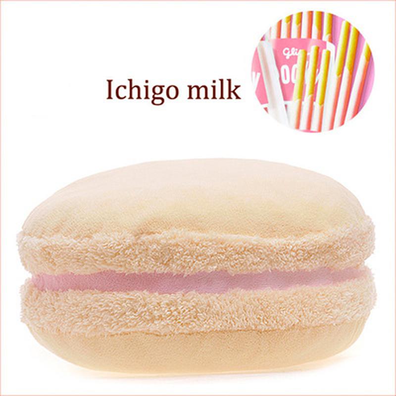 Macaron Shape Plush Cushion Round Cake Pillow Sofa Home Decoration Cushion Soft Plush Doll Photo Props
