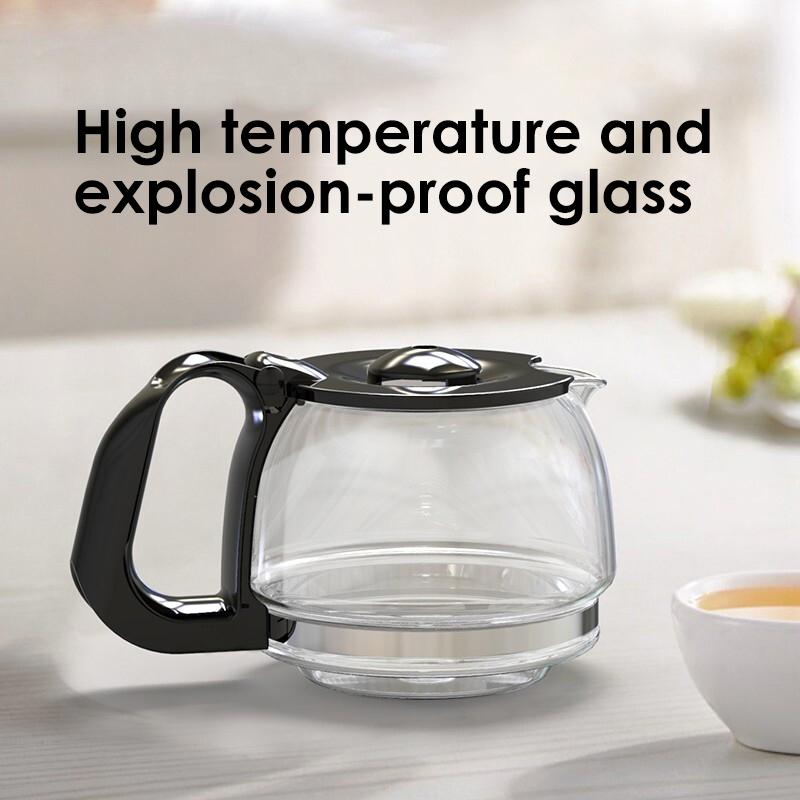 Умная кофемашина электрическая кофеварка многофункциональная американская кофеварка 4-6 чашек высокотемпературный стеклянный горшок автоматическая 600 Вт