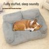 Extra Large Soft Pet Sofa: Four Seasons Rabbit Fur Bed for Cats & Dogs