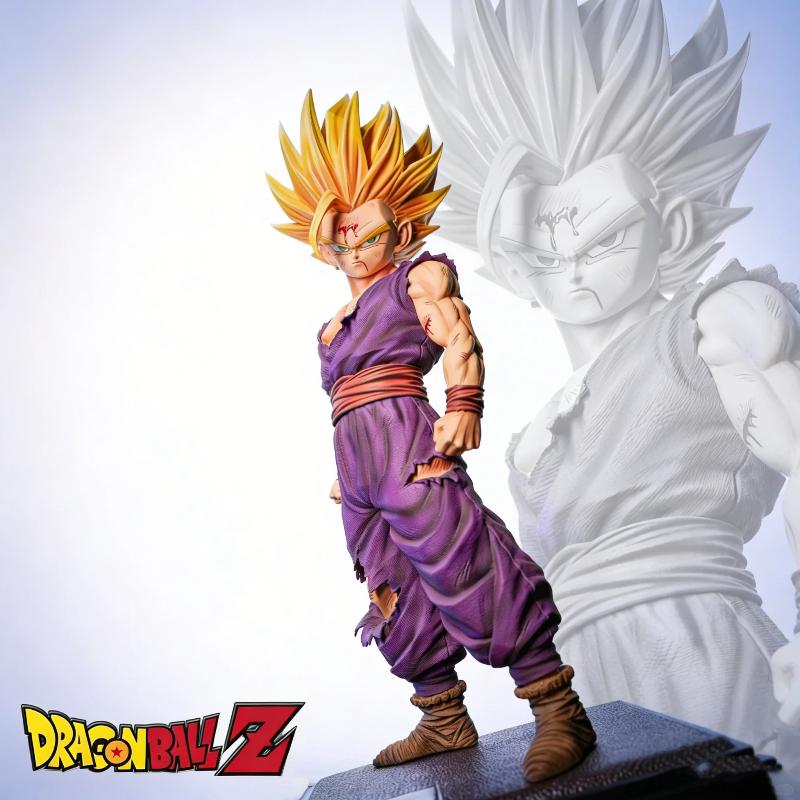 45см Фигурка Dragon Ball JT SSJ2 Гохан Поврежденная в бою Фигурка Действия Аниме ПВХ Статуя Коллекционная Модель Игрушка Декор для Рабочего Стола Подарок Мальчику
