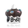 Новые бусины из стерлингового серебра 925 пробы с кофе на день рождения, подходят для оригинального модного браслета-подвески для женщин, DIY модные ювелирные изделия