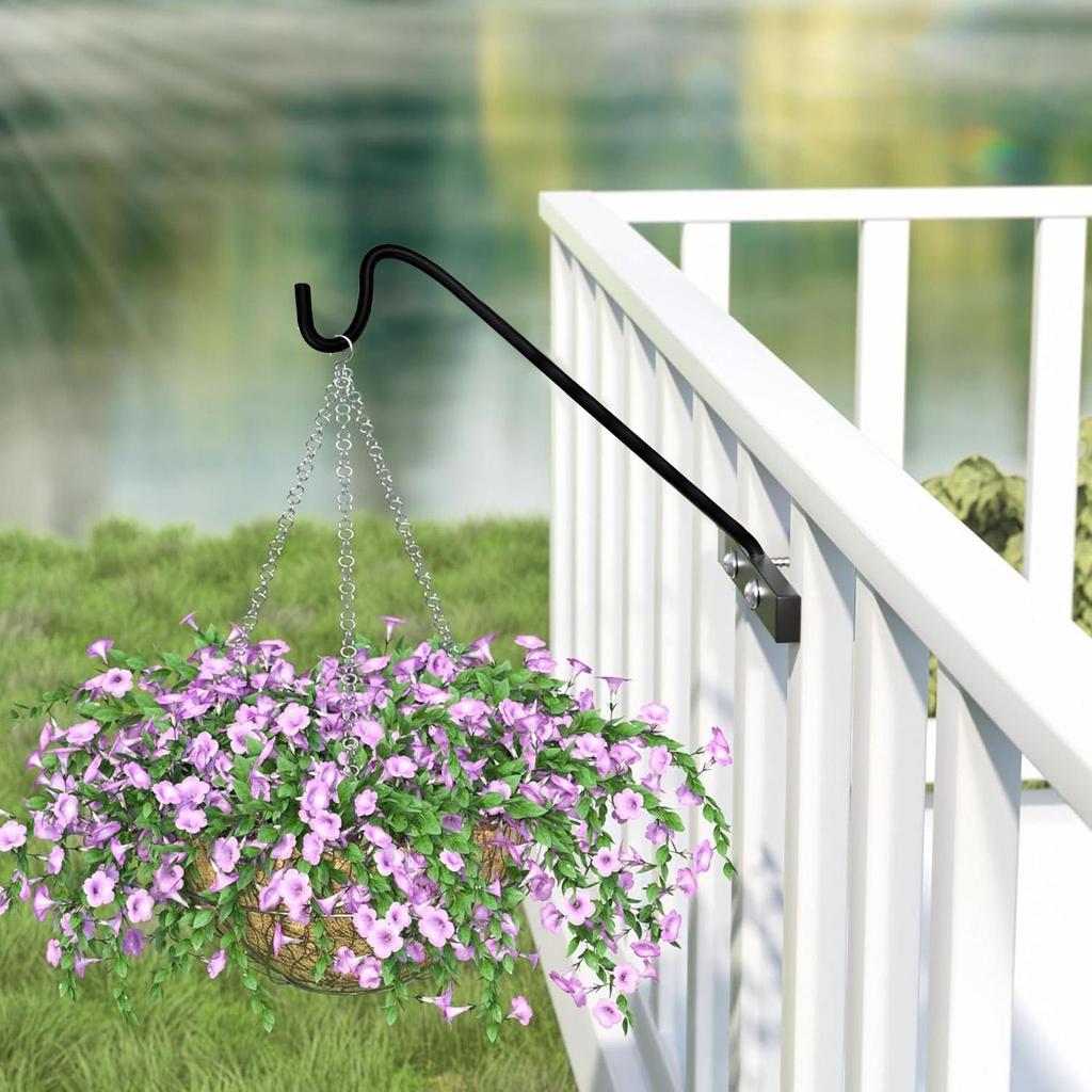 Подвеска для кормушки для птиц на террасу, вращающийся крюк для подвешивания кашпо, поворотная подвеска для кашпо и кормушки для патио, сада, двора, для подвешивания растений