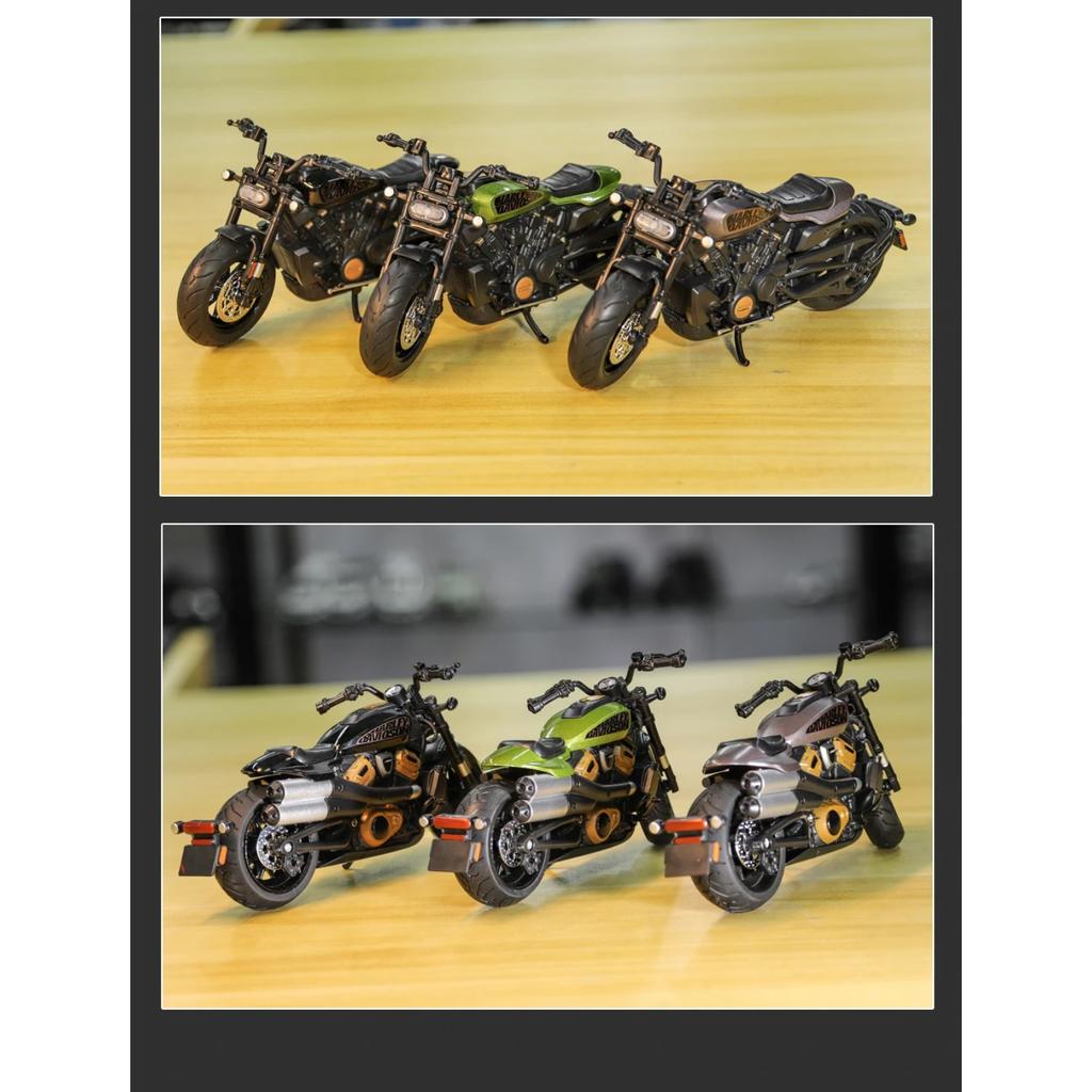 1/12 Модель мотоцикла Harley Модель мотоцикла из сплава Симуляция Модель мотоцикла SprosterS Фигурка для мальчика Украшения Подарок