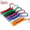 1pcs/2pcsMini LED Flashlight Carabiner Mountaineering Buckle Torch Clip Keychain Camping Hiking Glare Pocket Portable
