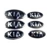 AAND1 Car Front Hood Emblem Rear Trunk Badge for KIA Sportage Ceed sorento Cerato Picanto Soul Stonic K3 K5 Rio optima Accessories