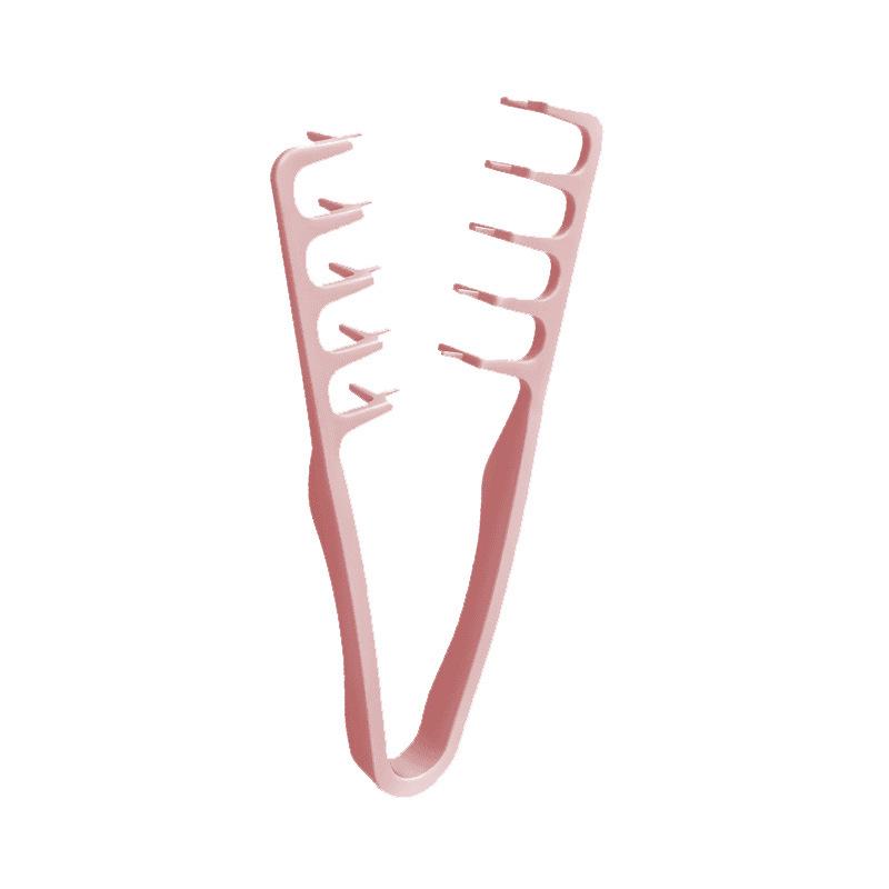 Men's and Women's Dual-Tooth Folding Comb: Wide-Tooth for Beards and Fine-Tooth for Hair Straightening and Styling.