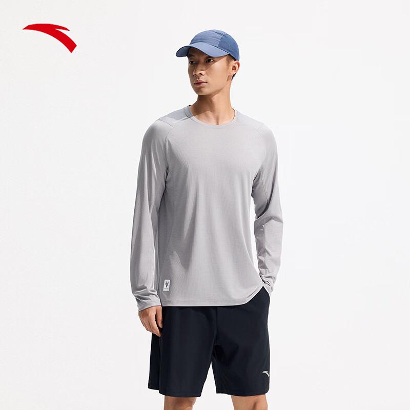 Anta Men's Quick-Dry Long Sleeve Running T-Shirt