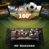 Projector Screen with Stand, 100-inch 16:9, Portable Double-sided, Foldable Tripods, White