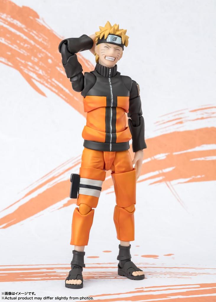 TAMASHII NATIONS NARUTO Наруто Узумаки Приблизительно 145 мм окрашенная подвижная фигурка SHFiguarts - NARUTOP99 Edition - ПВХ и АБС