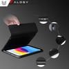 Защитный чехол с беспроводной клавиатурой Alogy Keyboard Case с местом для стилуса для Apple iPad 10.9 2022 Черный + Стекло