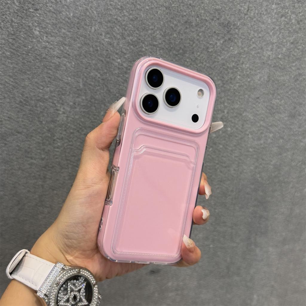 17pro Max Кошелек с кармашком для фотокарточки Мягкий чехол для телефона конфетного цвета для For Iphone 17 16 1 14 13 12 Pro Max 17Air Ударопрочный чехол