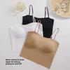 Seamless One-Shoulder Ice Silk Tube Top Camisole - Light Sports Style for Summer