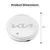 AEF1 LED Car Emblem Water Cup Pad Rechargeable Coaster For KIA K3 Sportage Carnival K5 Seltos Pegas KX1 EV5 Sonet EV6 K4 EV3 Ceed K8