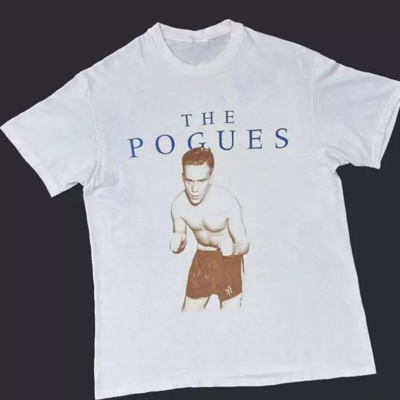 VTG THE POGUES PEACE LOVE 89 Shane MacGowan T-shirt size S-5XL