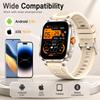 Smart Watch with 1.83" HD Display, Bluetooth Calling, Multiple Sports Modes, Sleep Monitoring, and Multiple Watch Faces