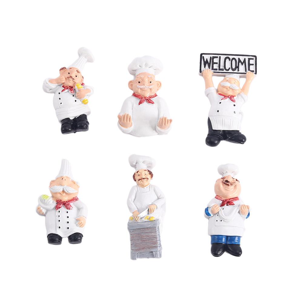 Холодильник Домашний повар Декоративные 3D Магнитные магниты на холодильник Доска Наклейки Держатель для заметок Наклейка с сообщением